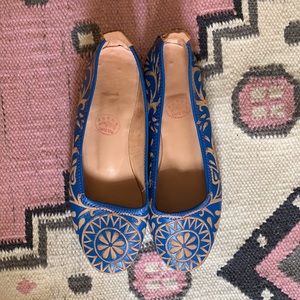 Moroccan leather flats